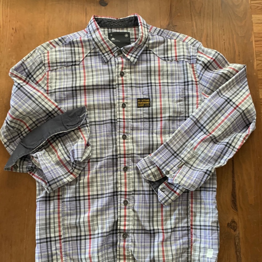 G-Star button down long sleeve shirt